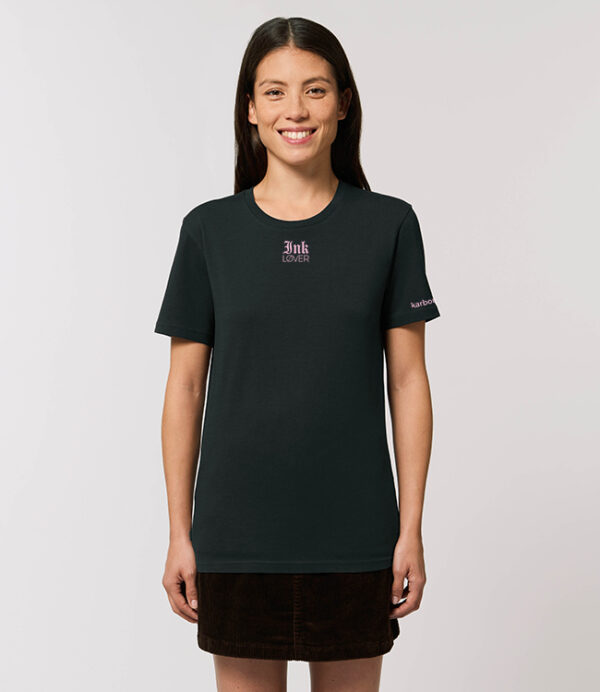 t shirt karbone unisexe ink lover noir
