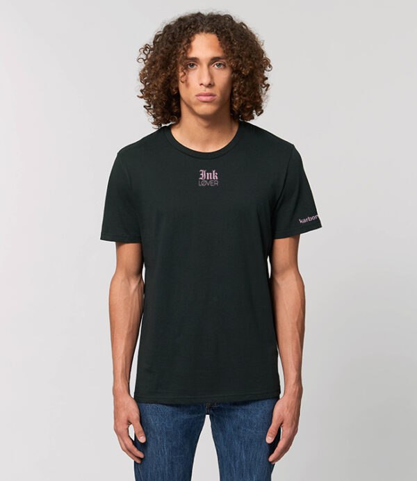 t shirt karbone unisexe ink lover noir