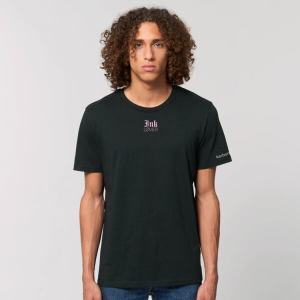 t shirt karbone unisexe ink lover noir