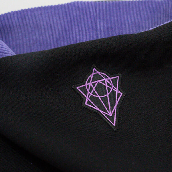 Tour de cou Mixte - Snood Noir & Violet