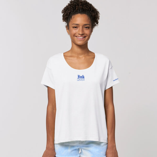 t shirt chiller blanc ink lover karbone