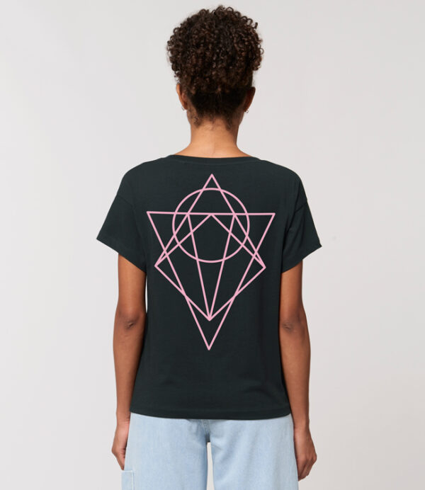 t shirt femme logo karbone