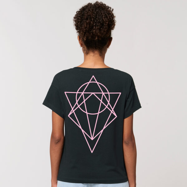 t shirt femme logo karbone