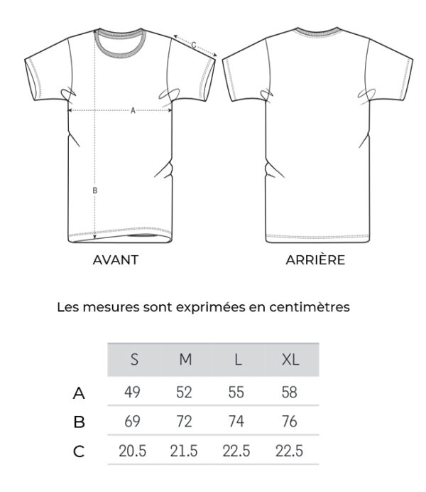 T-shirt unisexe InkLovers blanc